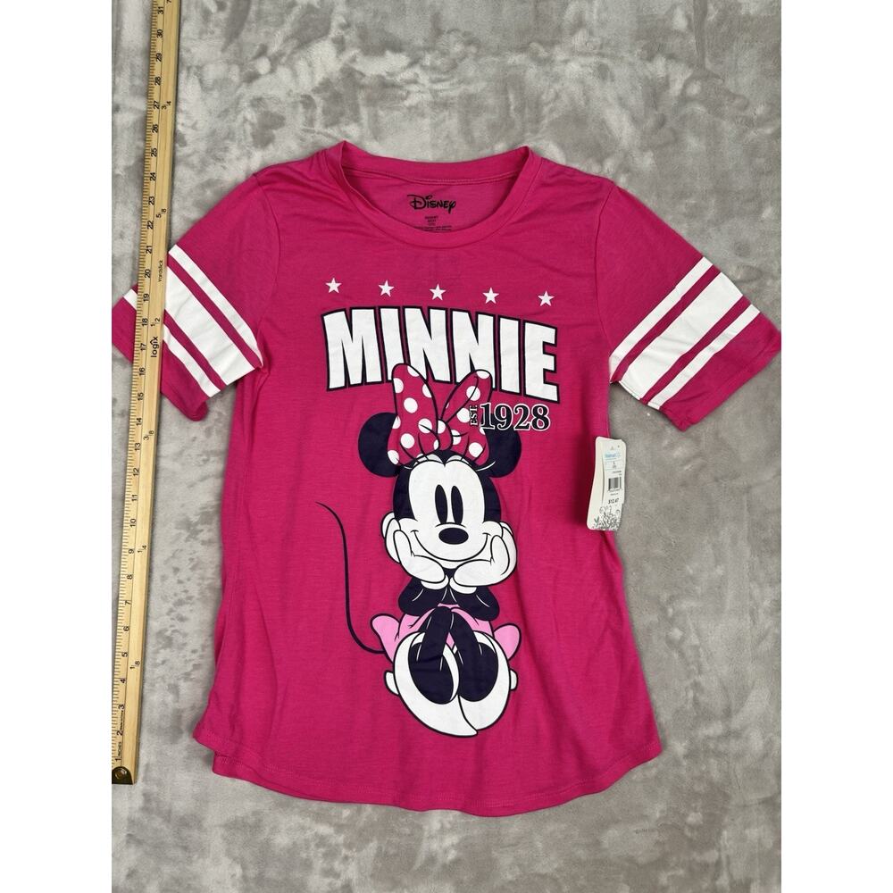 Disney Minnie Mouse Womens Juniors‎ T-Shirt Size S 3-5